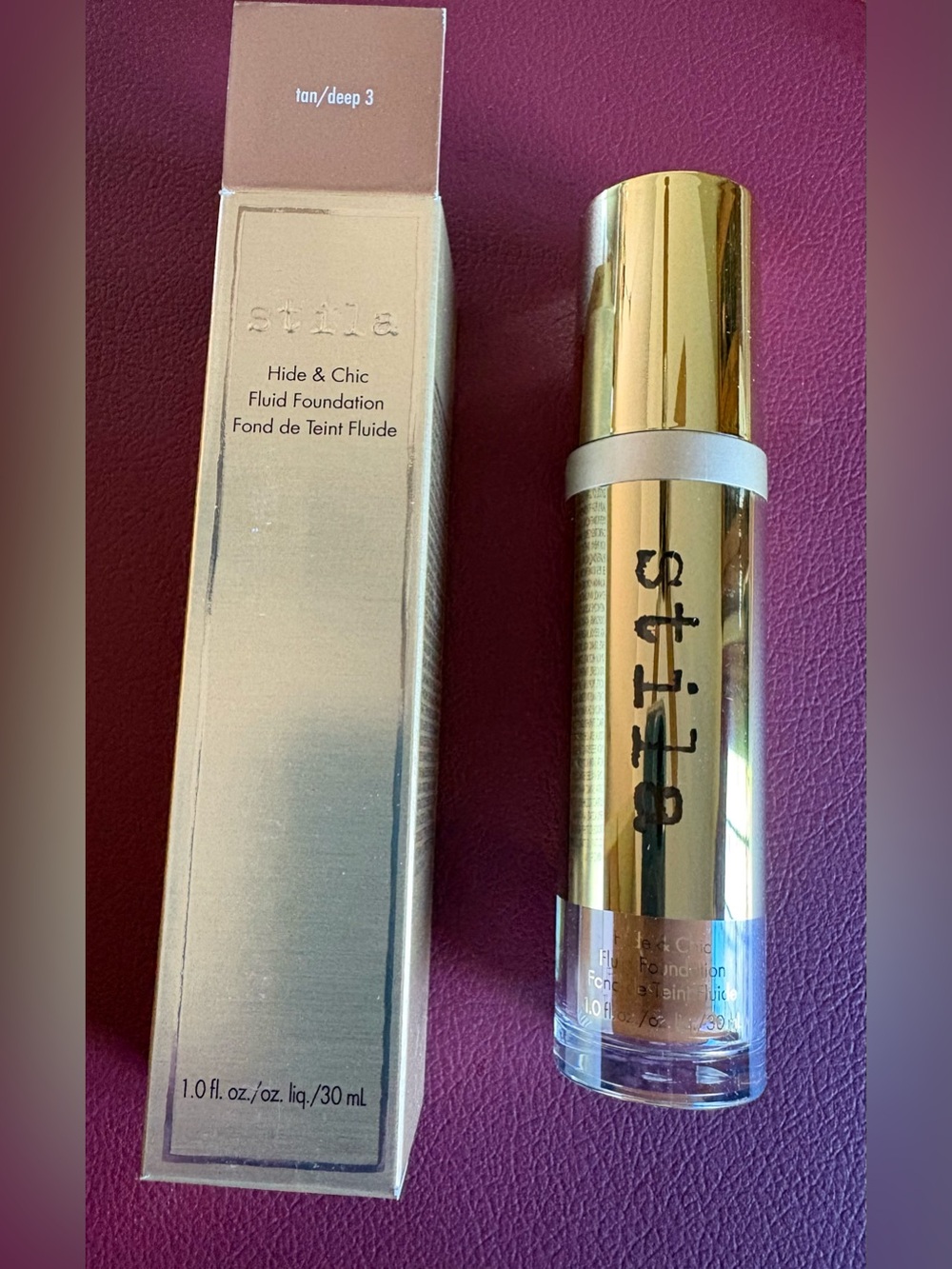 Stila Hide & Chic Fluid Foundation - Tan/Deep 3